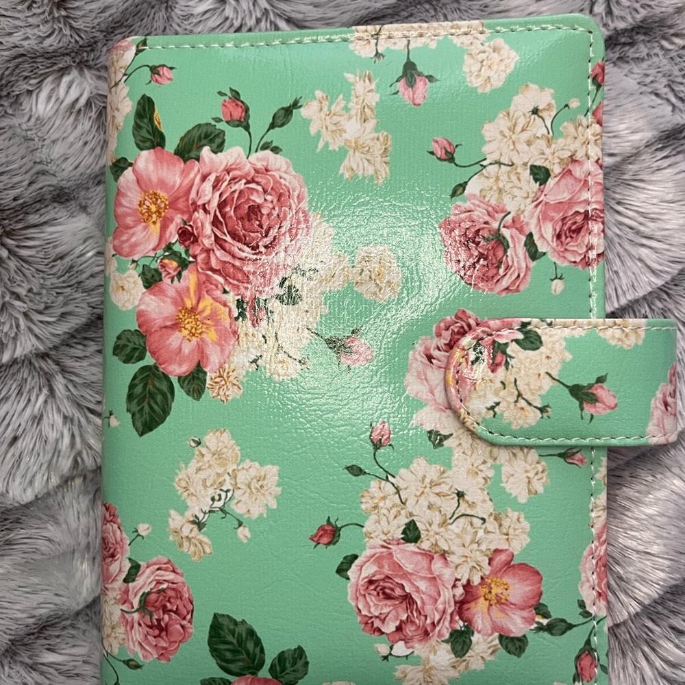 Floral Mint Green Wallet